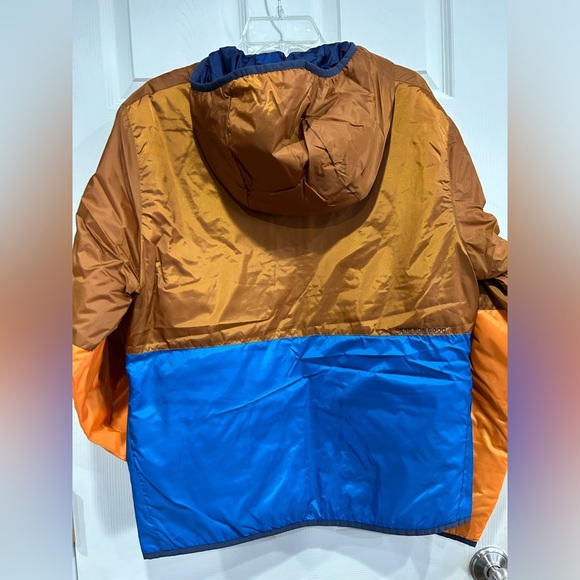 Cotopaxi Men's Medium Teca Cálido Hooded Jacket Yeehaw Brown Blue NWT Insulated - Picture 3 of 8